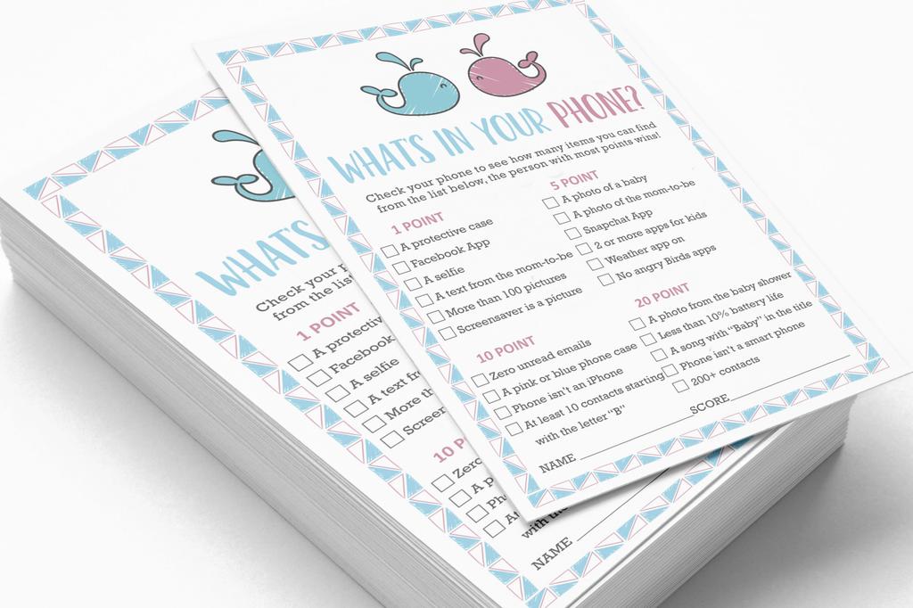 Inkdotpot 50 BabyA AlphabetA ABCA GameA Gender Reveal Baby Shower Game Ita s A Boy Ita s A Girl Party