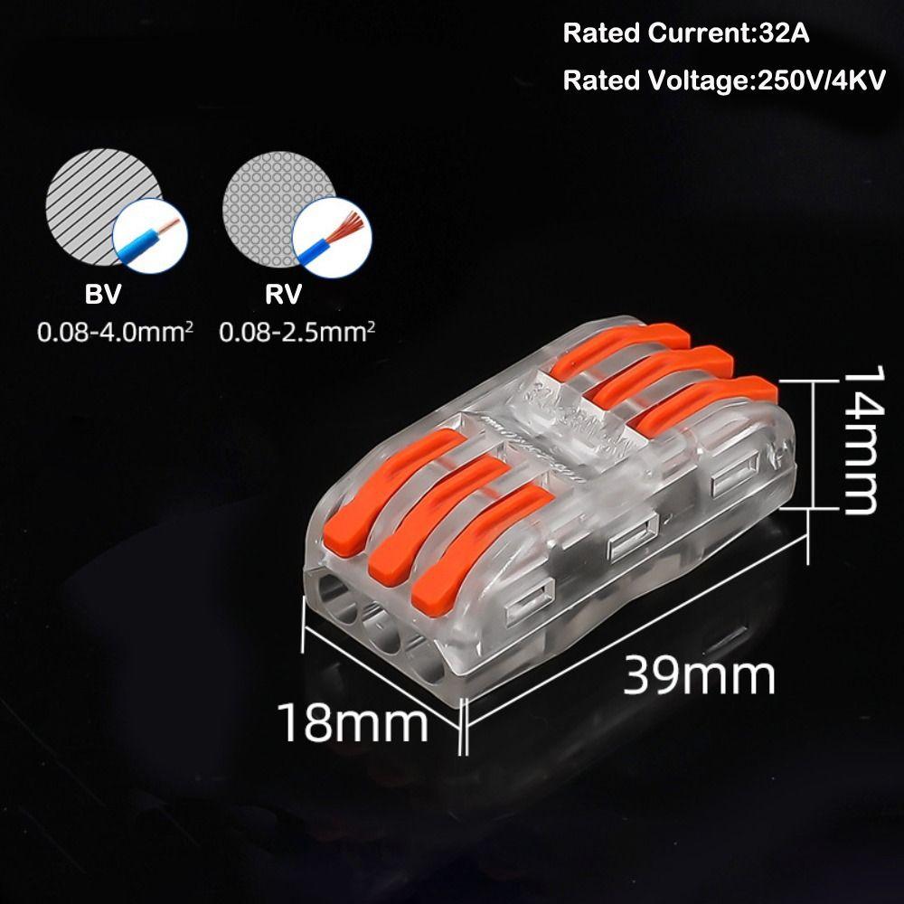 Universal Quick Terminal Block Mini Compact Splice Electrical Connectors Wire Connector Electrical