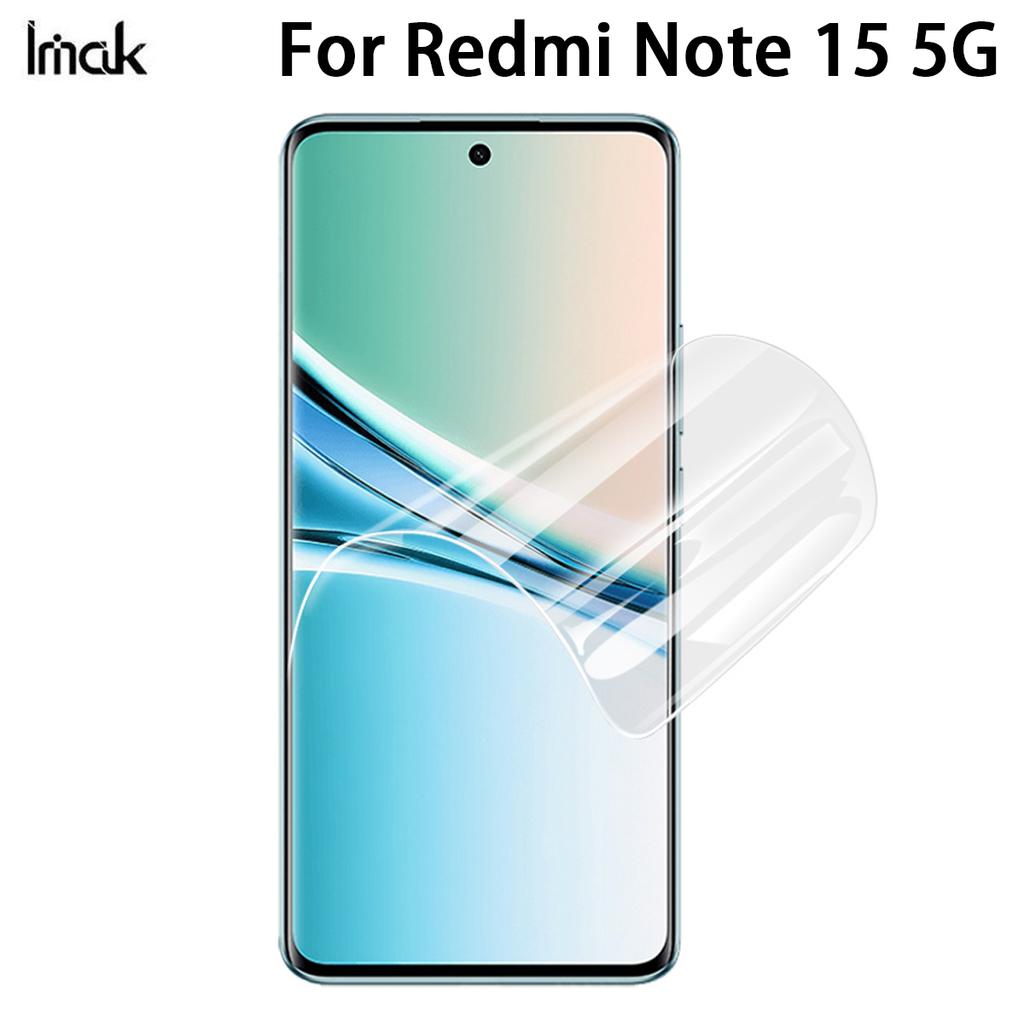 For Redmi Note 15 5G Glass IMAK Hydrogel Film 4th Generation Full Coverage Screen Protector