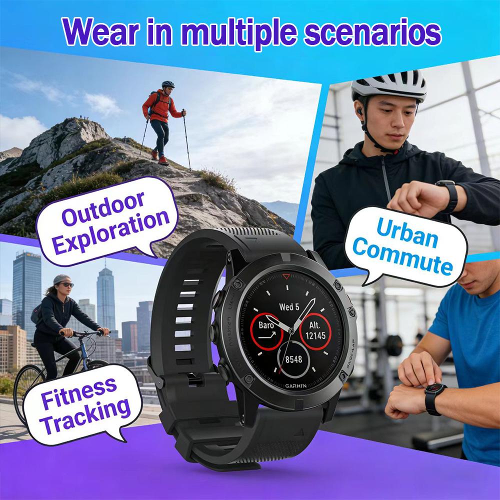 QuickFit Bracelet For Garmin Fenix 8 7 Series 22/26mm Sports Watchband For Garmin Forerunner 970 Quatix 8 Tactix7 Silicone Strap