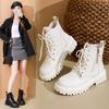 Fashion Martin Boots Women's Autumn and Winter New Side Zipper Thick Bottom Tide and Short Boots Tide