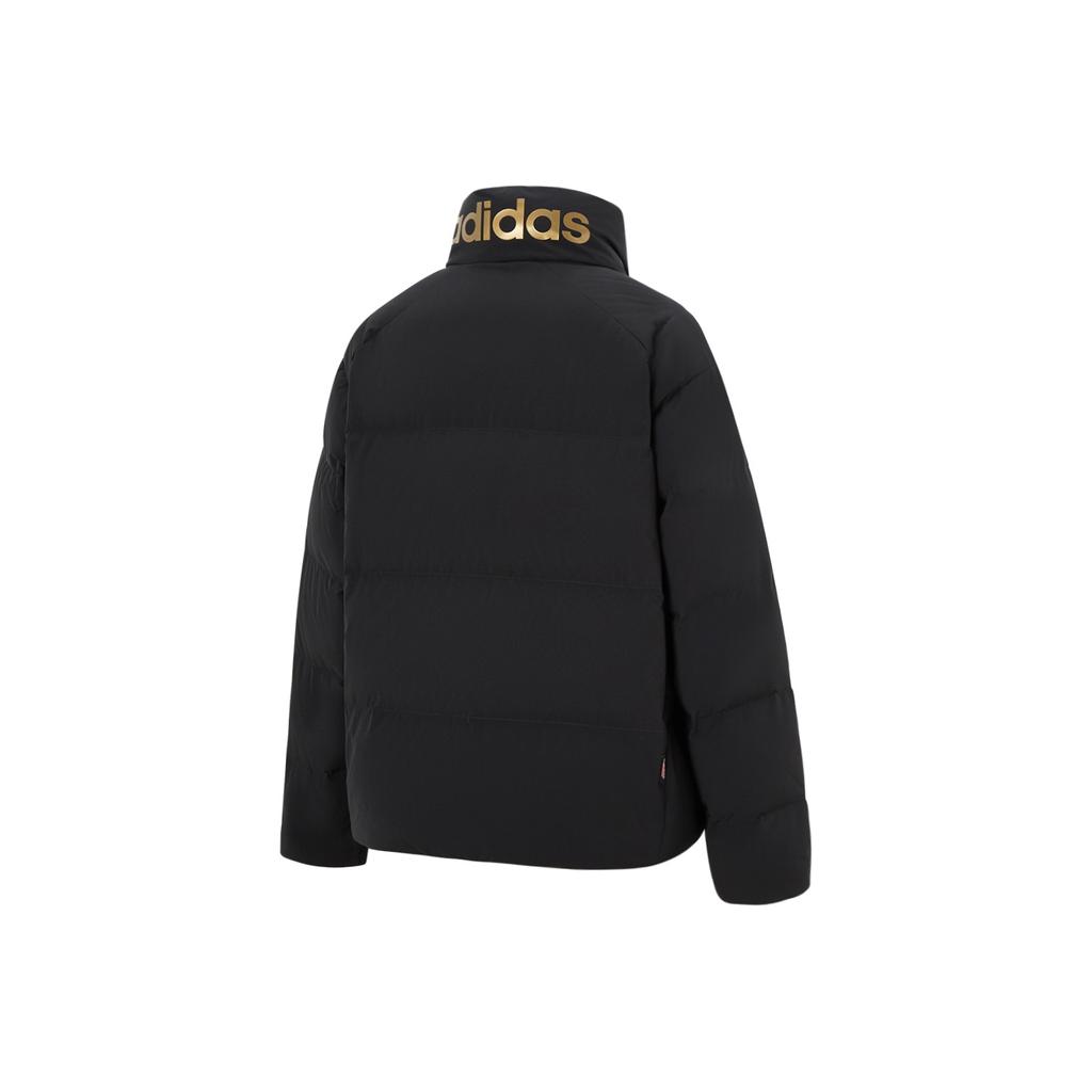 Adidas Пуховик Теплый Повседневный Спортивный На молнии Воротник-стойка Женские Куртки KC4648