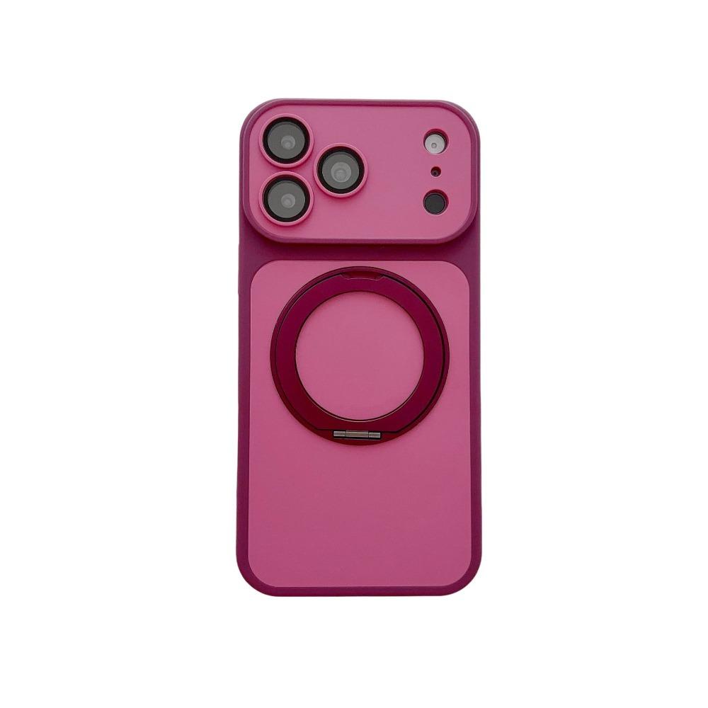 Прочный магнитный чехол-броня для iPhone 18 Pro 17 16 с вращающейся подставкой, ударопрочный чехол