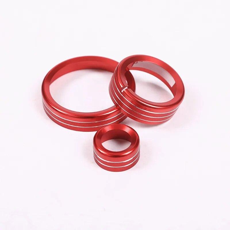 Автомобильный центр управления мультимедийной ручкой, кольцо, отделка, украшение, подходящее для Alfa Romeo Giulia Stelvio 2017-автомобильный аксессуар