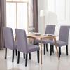 4 Pack Dining Chair Slipcovers Stretch Removable Washable