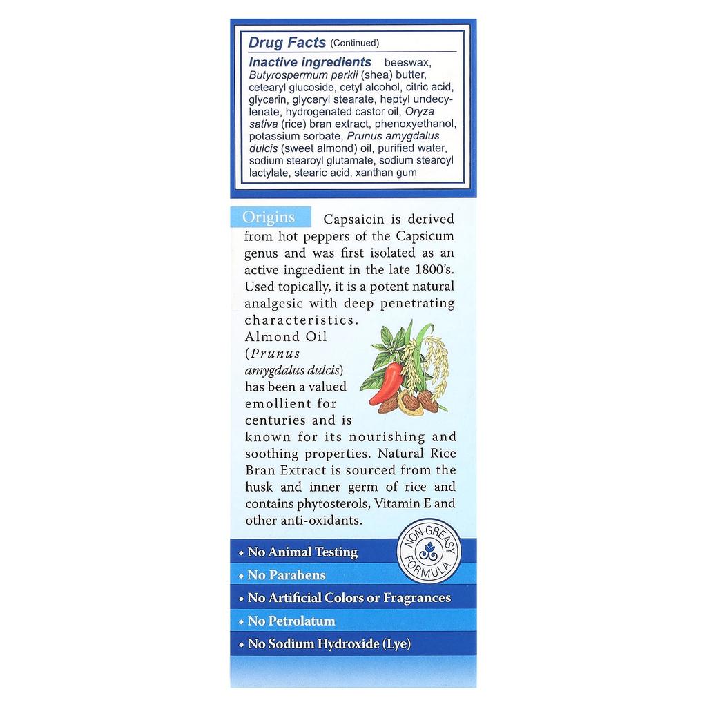 Earth's Care Arthritis Cream, High Potency, 2.4 Oz (68 G)