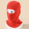 1-Hole Ski Mask Knitted Face Cover Adult Winter Balaclava Full Face Mask For Winter Outdoor Sports