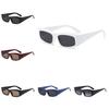 Retro Square Sunglasses Uv400 Protection Black Frame Grey Lens Fashion Streetwear Sunnies