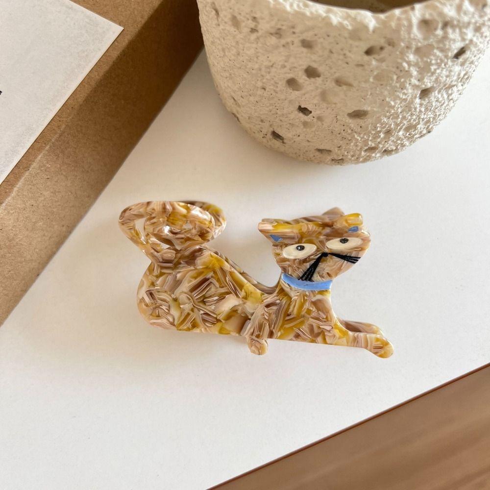 Acetic Acid Acetate Cat Hair Claw Cartoon Shark Clip Fashion Animal Hair Clip Female