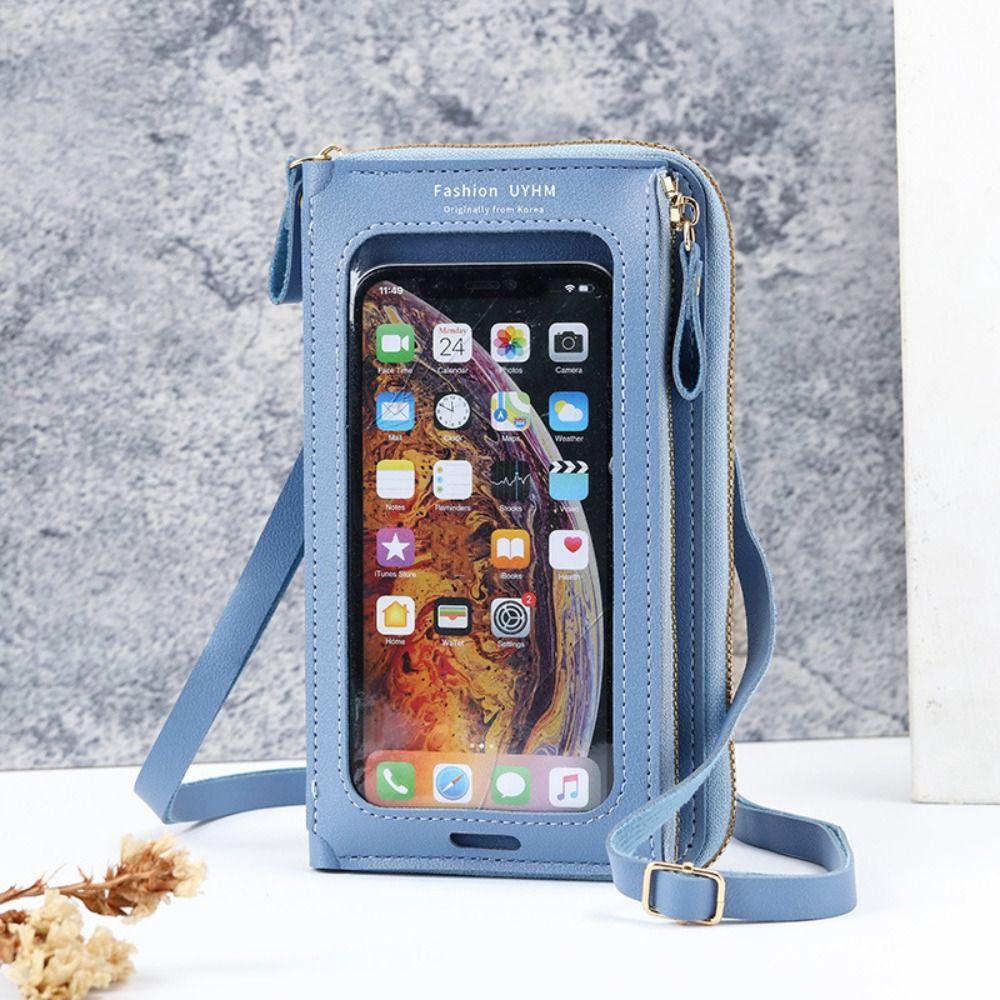 6 Colors Cell Phone Purse Large Capacity Women Wallet Girls Accessories Crossbody Phone Bag  Female