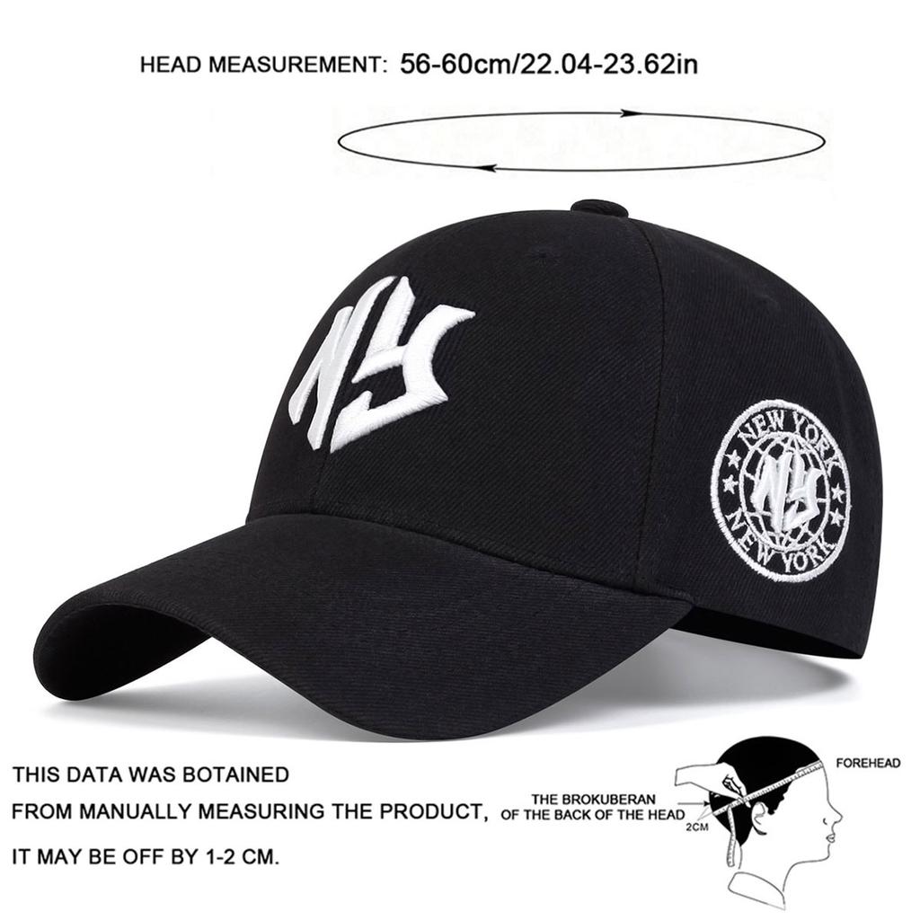 Unisex NG Letter Embroidery Baseball Caps Spring Autumn Outdoor Adjustable Casual Hats Sunscreen Hat Sports Golf Cap