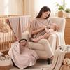 Soft Feeding Apron Breathable Nursing Poncho Stroller Cover Feeding Scarf  Daily Use