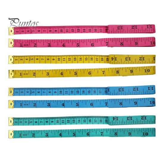 Мягкая линейка, точная, прочная, гибкая, с двойной шкалой, рулетка для измерения потери веса при шитье