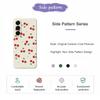 For Samsung Galaxy A17 5G Case Cherry Pattern Printing Straight Edge TPU Phone Back Cover