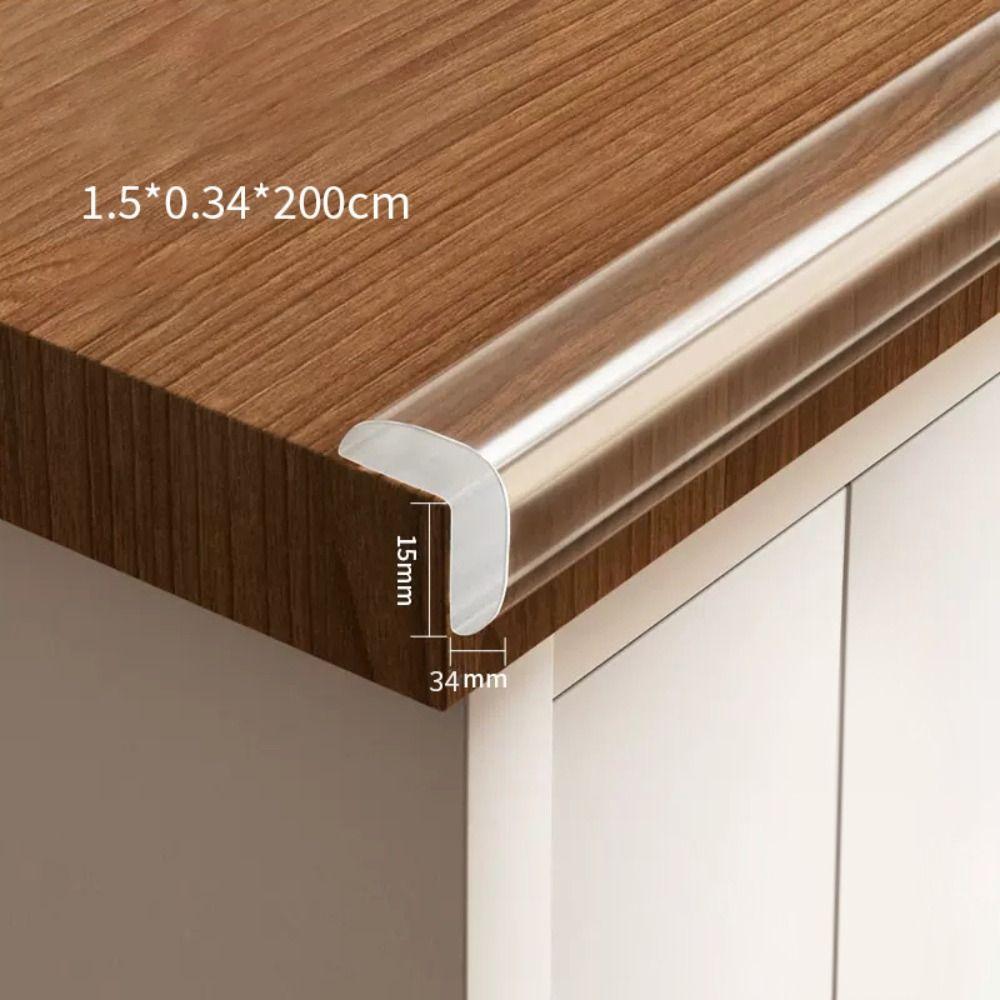 ПВХ Уголок Защитная полоса Прозрачный Защитник края стола Высокое качество Защита от детей