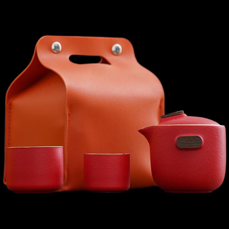 Gong Li Portable Ceramic Tea Set