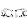 2Pcs Front Bumper Grille Fog Light Cover Trim Chrome For Toyota Tacoma 2016-2023