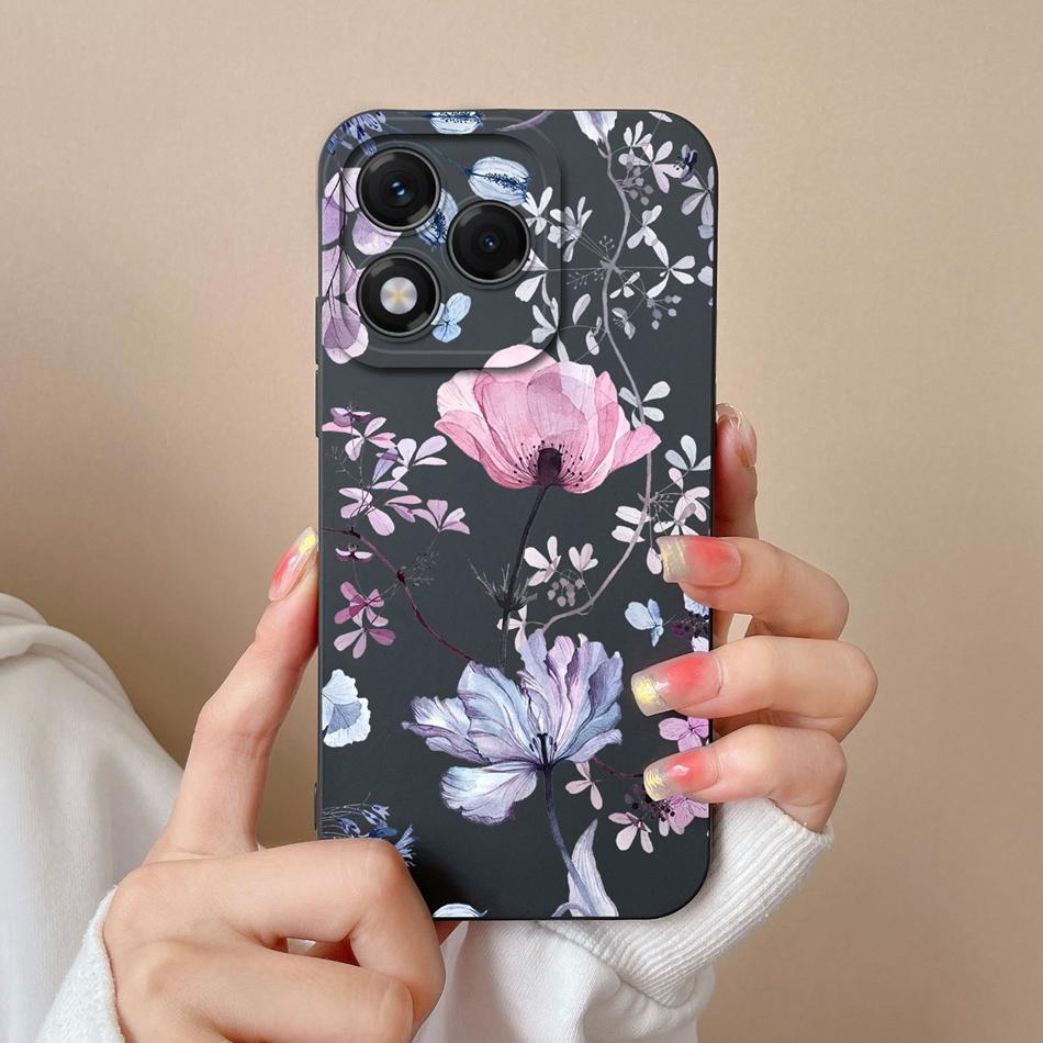 For Honor 400 Lite Phone Case Cute Astronaut Full Coverage Anti Drop Soft Liquid Silicone Shell For Honor 400Lite Durable Bumper