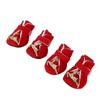 4pcs Dog Warm Shoes Cute Comfortable Warm Christmas Dog Winter Boots for Small Medium Dogs