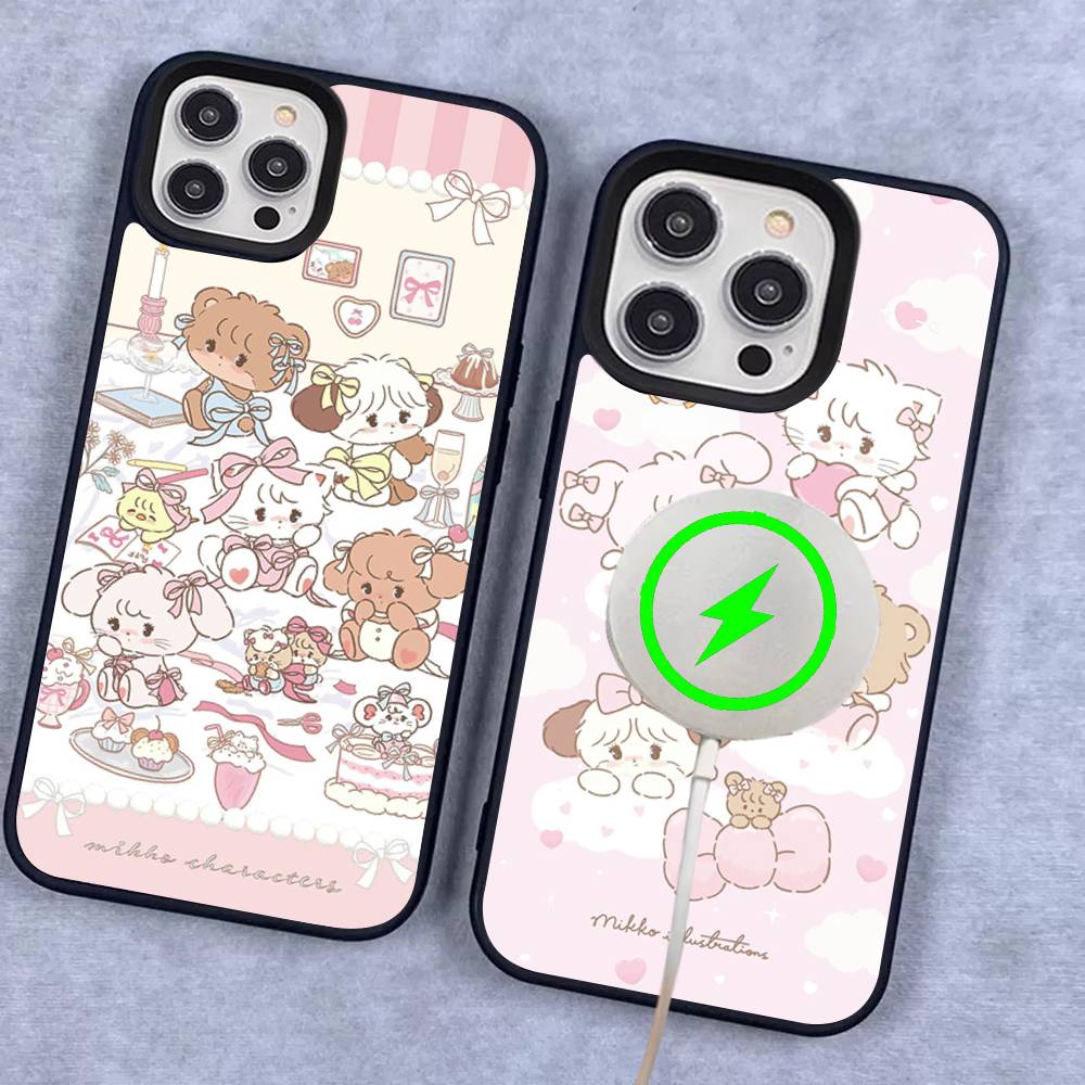 Popular Artist M-Mikko Magnetic Wireless Phone Case For IPhone 17 16 15 14 Plus 13 12 11 Pro Max
