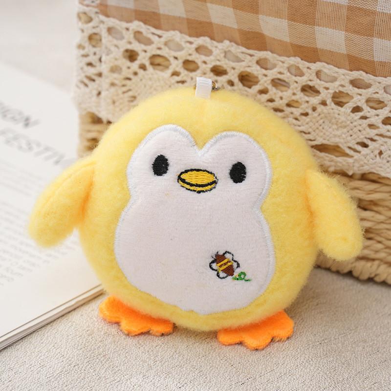 Милый плюшевый брелок в виде пингвина, пушистая мягкая игрушка, украшение для сумки