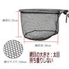 SANLIKE Landing Net, Aluminum Oval Frame, Large Landing Net, Folding Landing Frame, Rubber Coated Net, Small Size