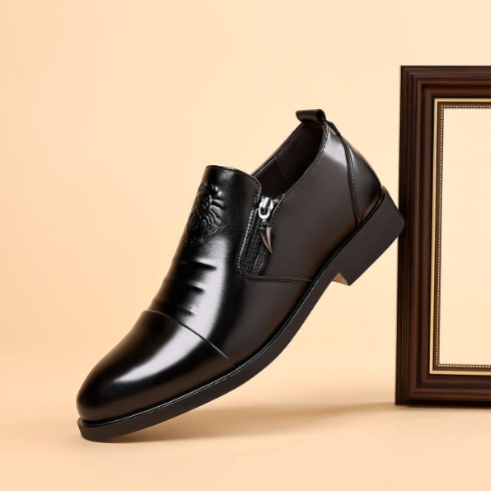 Модные мужские туфли большого размера 48, повседневные кожаные туфли с низкой посадкой на молнии, мужские туфли-лоферы, оксфорды для мужчин, Sapato Social Masculino