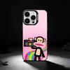 Чехол для телефона P-Paul F-Frank для iPhone 17,16,15,14,13,12,11 Plus,Pro Max,XS,Цветной серебристый чехол для телефона