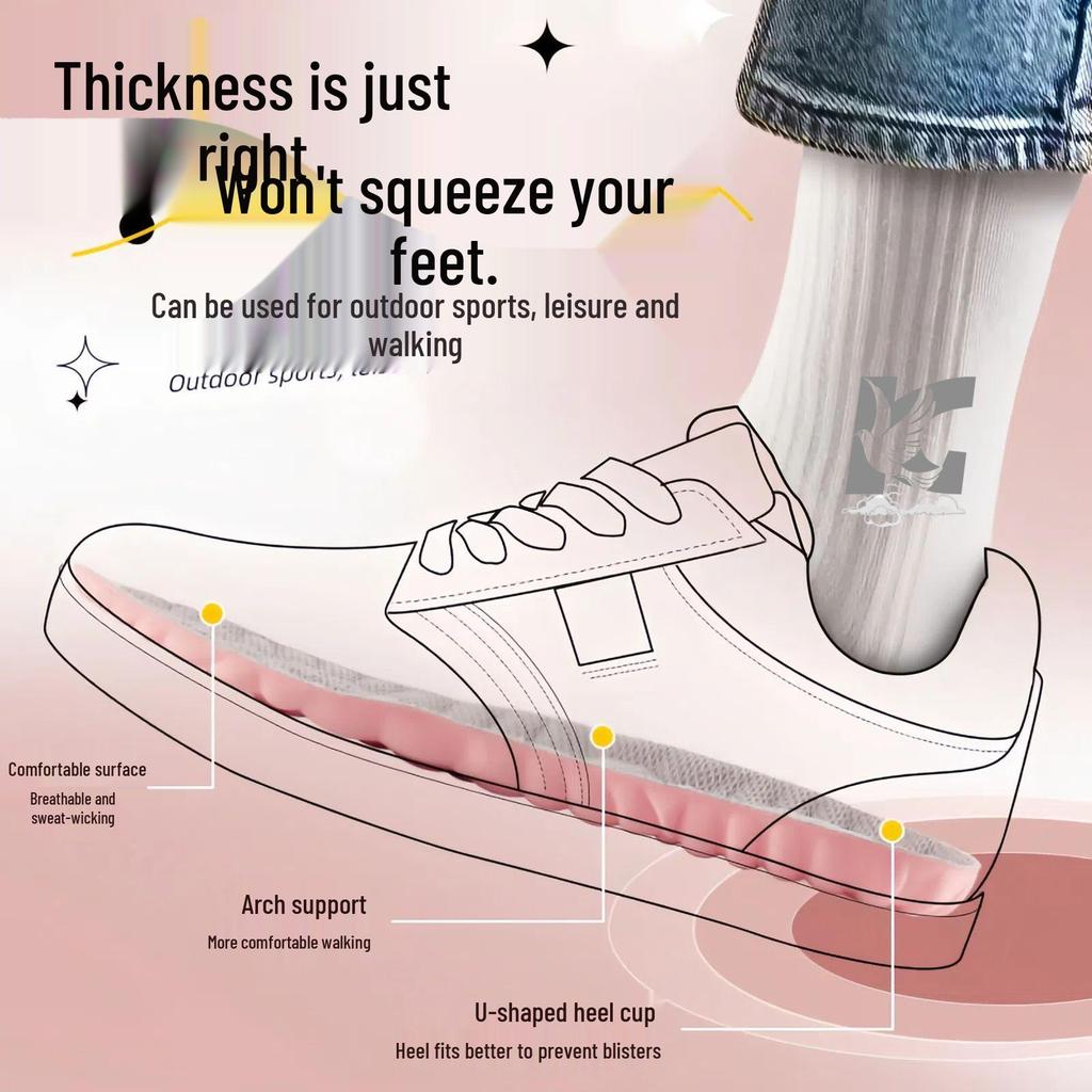 Стельки для комфорта при ходьбе: Толстые, Амортизирующие, Супермягкие для Длительного Стояния и Спортивных Занятий для Мужчин и Женщин