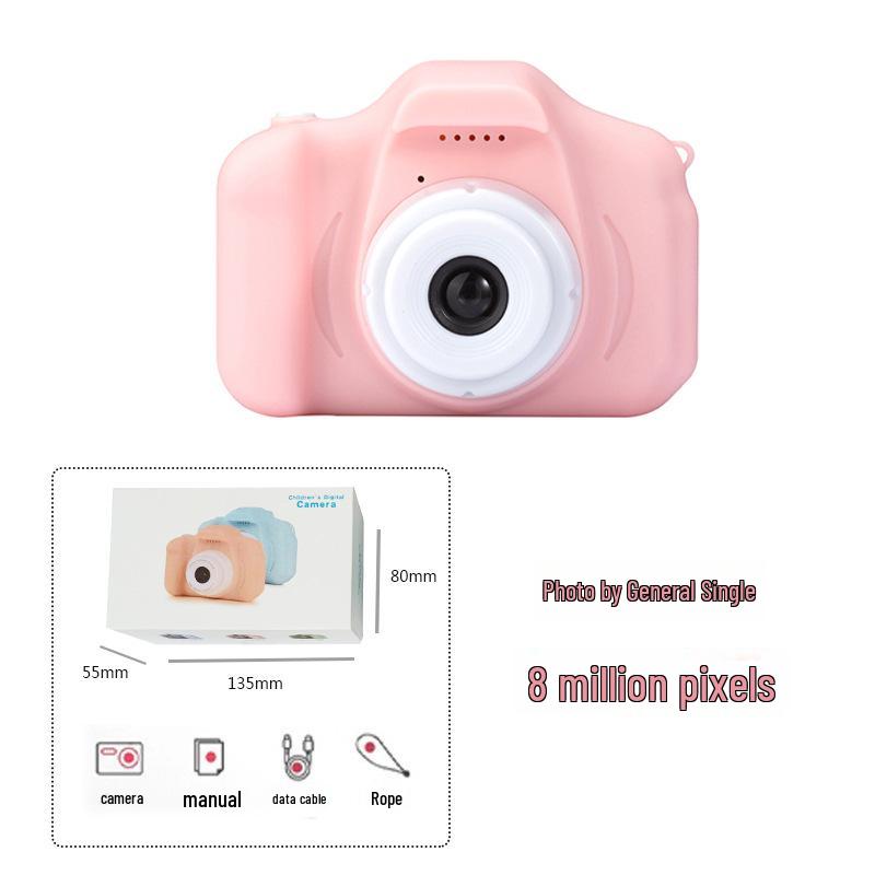 Детская HD цифровая мультяшная камера - Мини-игрушка для детского подарка на день рождения