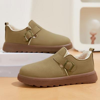 Женские модные хлопковые ботинки, новые зимние женские короткие ботинки, непродуваемые и теплые, с напуском, утолщенные ботинки, модные универсальные хлопковые ботинки