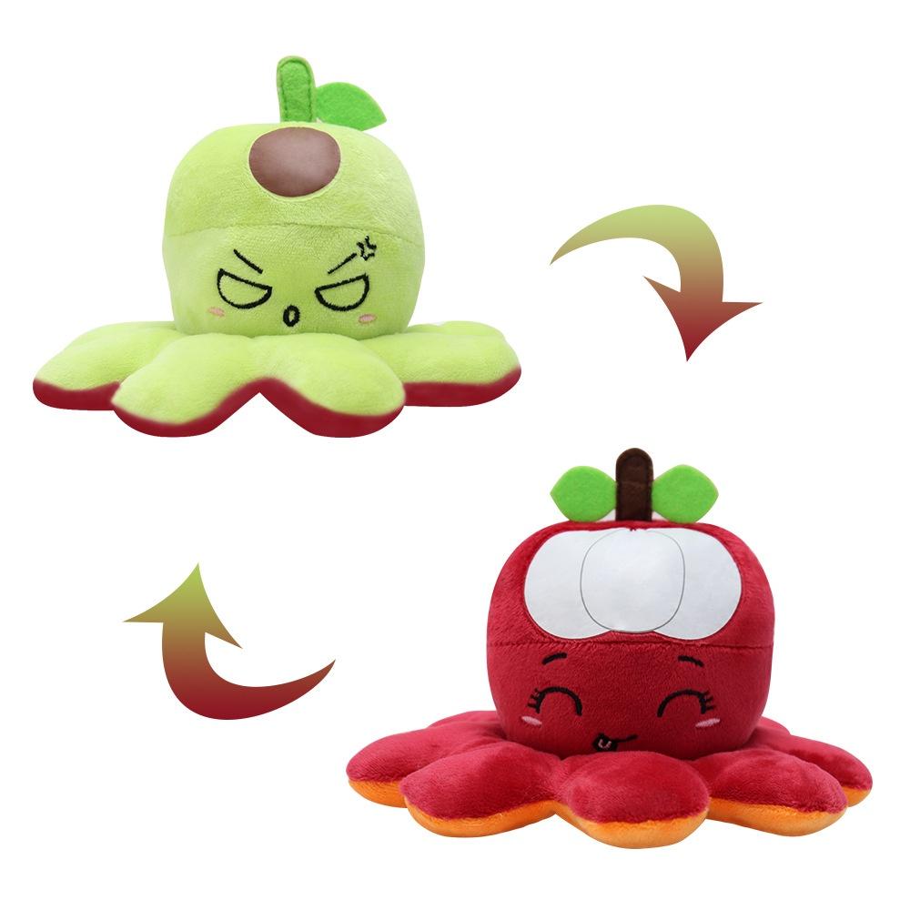 Plushie Octopus Animal Doll Reversible Soft Toy For Kids Birthday Present