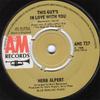 7-дюймовая пластинка HERB ALPERT - This Guy's In Love With You AMS727 A&M Records 1968 UK Поп Б/У