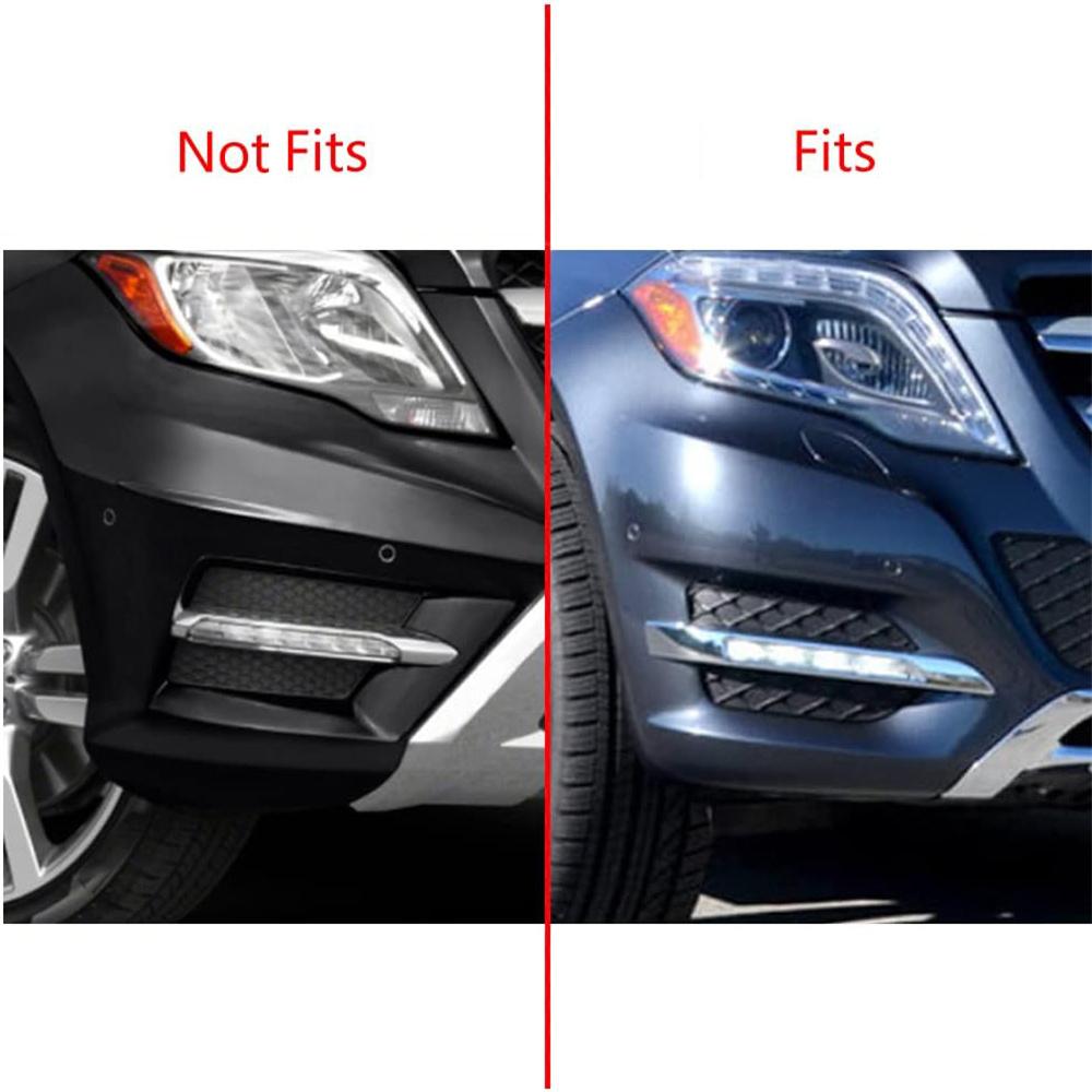 3pcs Right Front Fog Driving Light ASSY For Mercedes Benz X204 GLK350 2013-2015