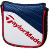TaylorMade Austec Putter Cover Mallet, White/Navy/Red, Men's Headcover, TJ133, 23SS