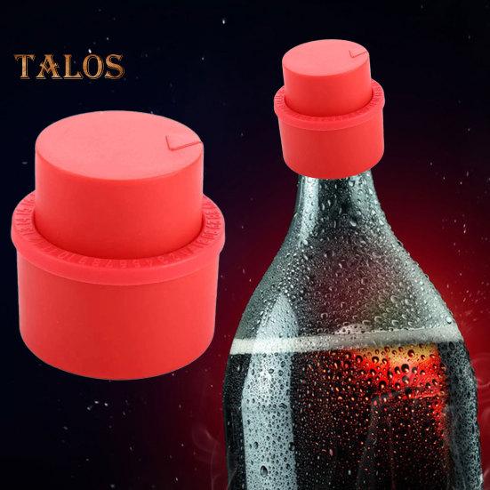Drink Stopper Push Type Keep Soda Freshness Soft Practical Bottle Pump Dispenser Saver Lid Sealer Refrigerator Accessories