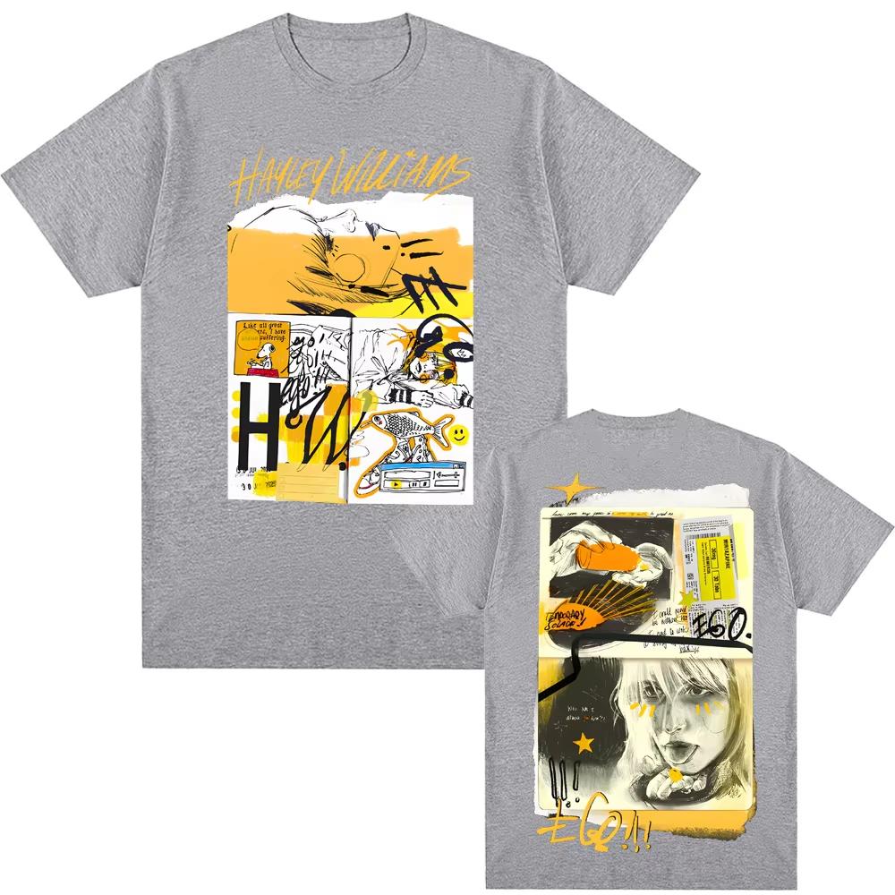 2025 New Summer Same Style Unisex Summer Tee-shirt Sleeve Women/men100%cottonTshirt Round Neck Comfortable Tees Blusas