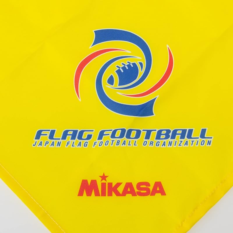 Набор флагов для флага-футбола Mikasa (Желтый, FFF-Y) - Рекомендовано Японской ассоциацией флаг-футбола (Совместная разработка), Сертифицировано Школой Японии