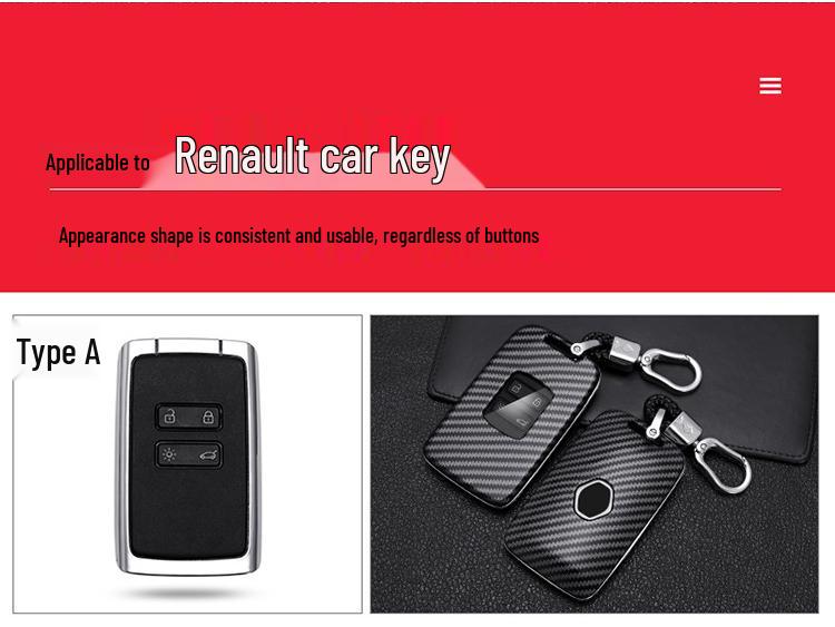 Renault Car Key Protective Shell