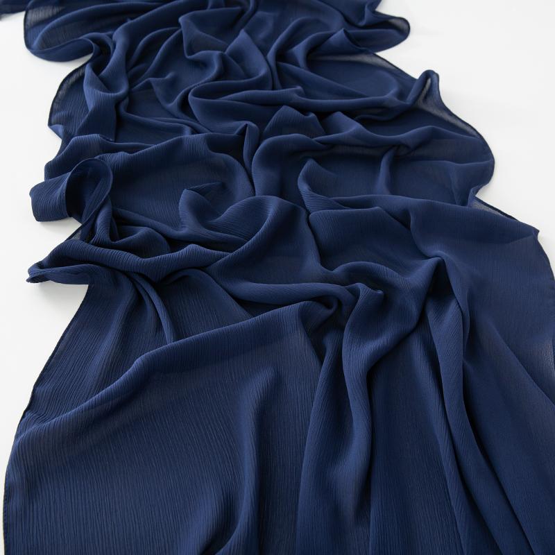 Little Crinkle Chiffon Hijab Good Stitching Solid Plain Scarf High Quality Premium Malaysian Women's Scarves Hijabs Long Shawl