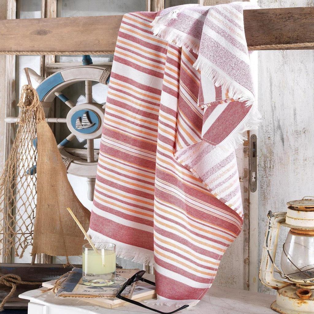 Турецкое быстросохнущее пляжное полотенце, портативное полотенце для ванной комнаты, впитывающее пот, не выцветающее цветное банное полотенце из чистого хлопка, 75x160 см