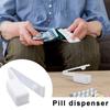 Pill Dispenser Portable Pill Taker with Storage Compartment Convenient Pill Popper Tool for Home Hospital