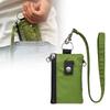 Waterproof  Blocking Small Wallet Portable Adjustable Lanyard With ID Window Keychain Lightweight Minimalist Card Organizer