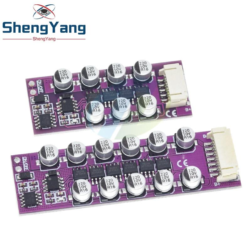 Плата активной балансировки BMS 1.2A для литиевых батарей 3S 4S 5S 6S 18650, балансир Li-ion LiFePo4, конденсатор для передачи энергии