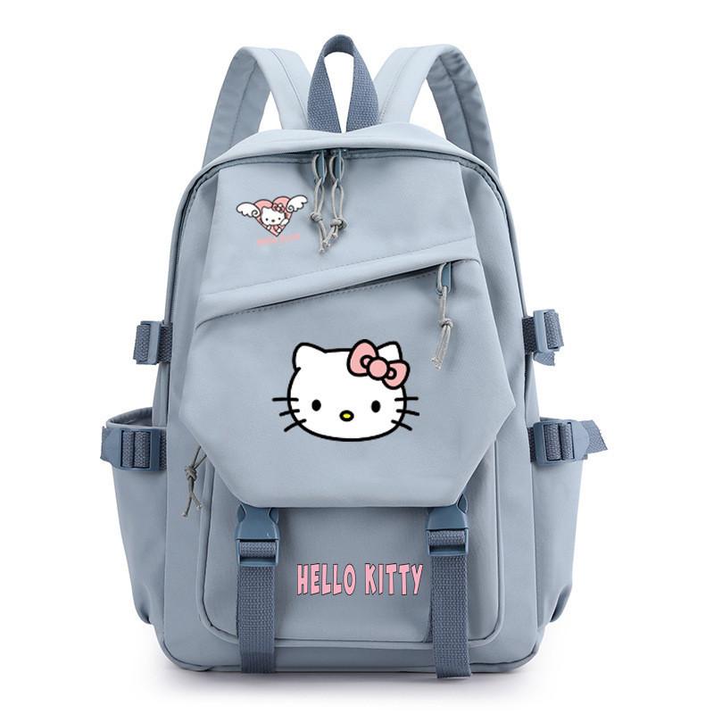 Hello Kitty School Backpack For Middle School And High School Fashionable Cartoon Nylon