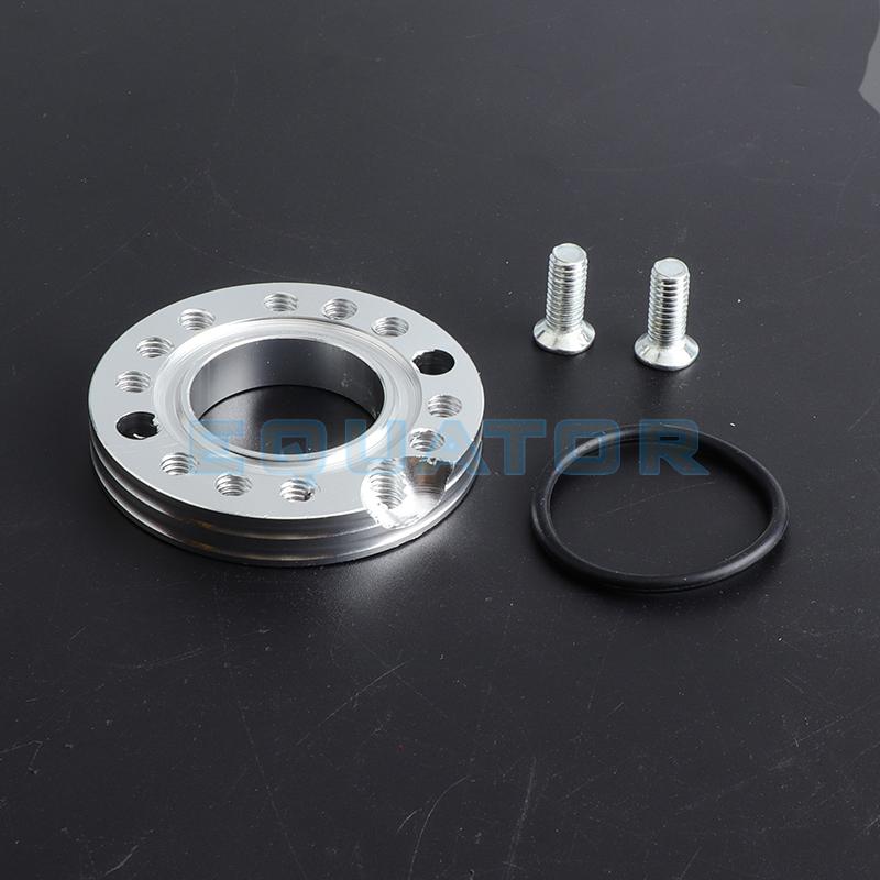 Motorcycle Parts 28mm CNC Carb Carburetor Inlet Manifold Adjuster Universal Flange Spinner Plate Adaptor For Pit Dirt Bikes