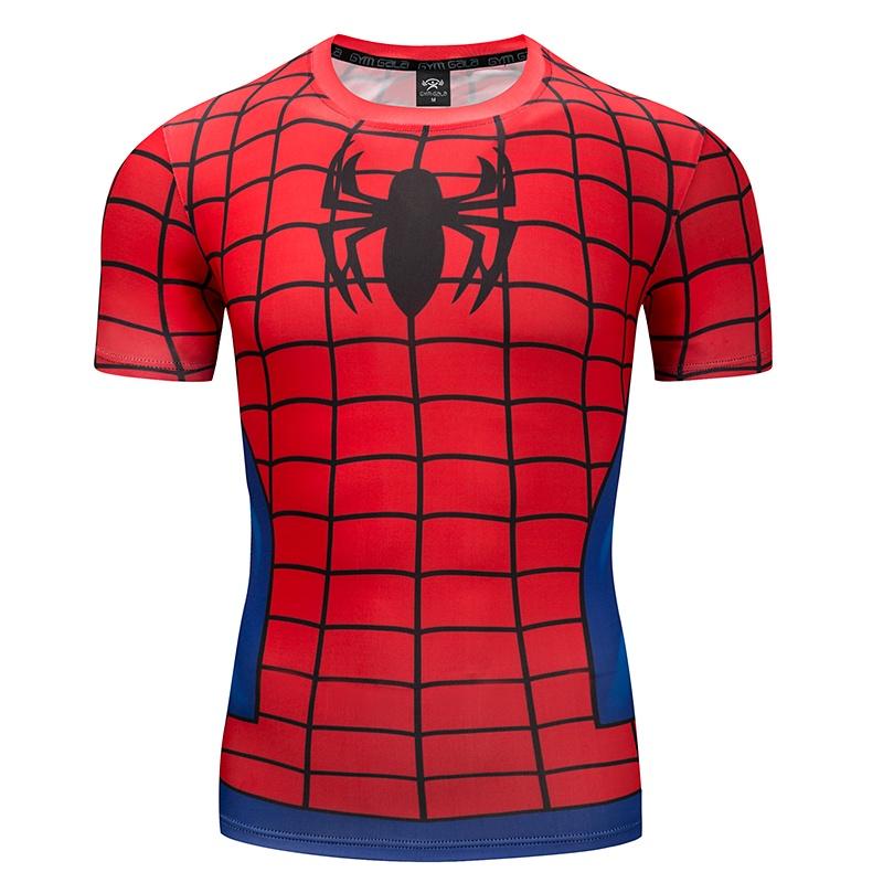 Stylish Spider-man Short Sleeve Sport Shirt For Men With Premium Quality Fabric