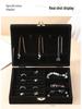 New High-End Jewelry Box with Buckle: Large Capacity Drawer for Necklace & Earrings