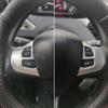 ABS хромированное украшение автомобиля, панель рулевого колеса, накладка, наклейка с блестками для Peugeot 2008 208 2014-