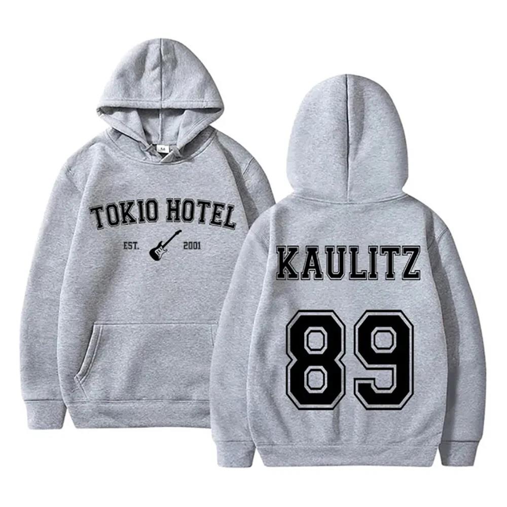 Женская толстовка с капюшоном Tokio Hotel Rock Band Rapper Kaulitz 89 с принтом, осенняя женская толстовка с капюшоном, повседневный пуловер большого размера, одежда унисекс